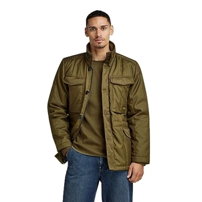 Image of G STAR RAW Men&#039;s Field jkt, Multicolour (dark olive/asfalt D23647 D415 G147), M
