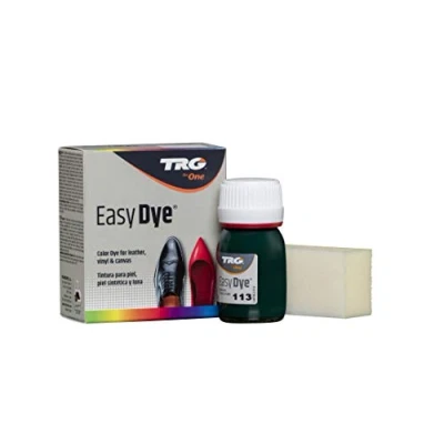 Image of TRG The One Easy Dye, Leather Shoe Color Restore Paint, 113 Green, 25 ml
