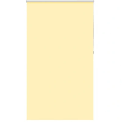 Image of vidaXL Roller Blind Blackout Yellow 120x230 cm Fabric Width 116.6 Polyester