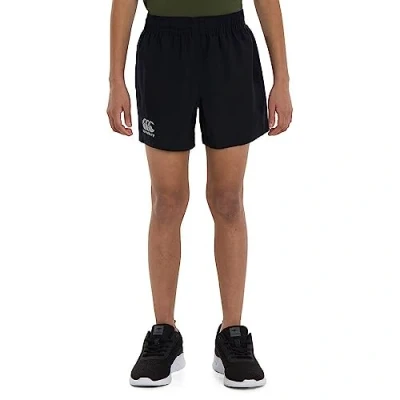 Image of Canterbury Kids Woven Shorts Black 8 Years