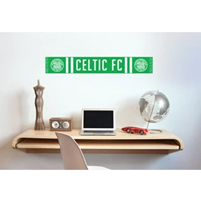 Image of Official Celtic Football Club Bar Scarf Wall Sticker Decal Vinyl Mural