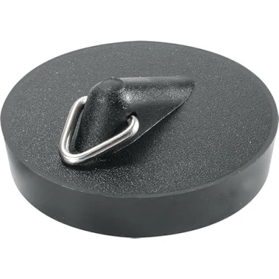 Image of McAlpine BP4T Black PVC Plug 1¾&quot; with triangle (for 1½&quot; waste)