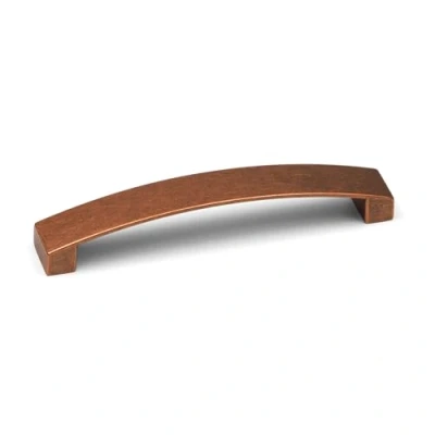 Image of 128mm Antique Copper Bow Handle for Kitchen Cabinets, Drawers, Furniture and Bedrooms