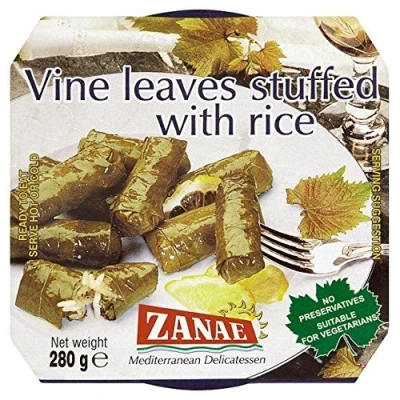 Image of Zanae Vine Leaves Stuffed with Rice 280g Pack of 2
