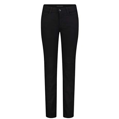 Image of MAC Women&#039;s Angela Straight Jeans, Black (Black D999), 38W x 30L