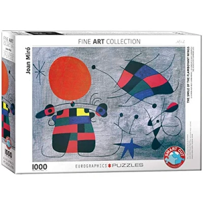 Image of Eurographics 6000 0856 the Smile of Flamboyant Wings by Joan Miró Puzzle, various, 48 x 68 cm