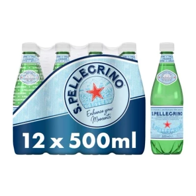 Image of San Pellegrino Sparkling Natural Mineral Water 12x500ml