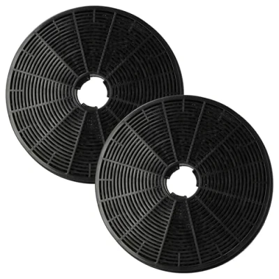 Image of vhbw 2x Activated Carbon Filter Replacement for Klarstein 10035387 Extractor Hood 17.5 cm