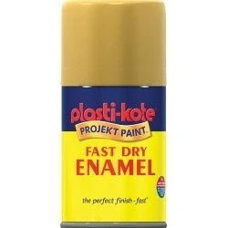 Image of Plasti kote Fast Dry Enamel 100ml Aerosol Creme De La (466952)