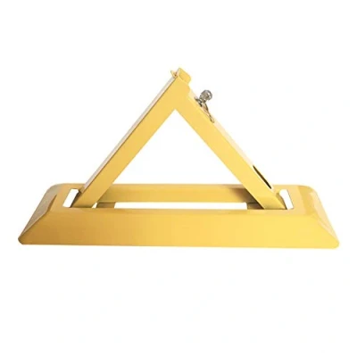 Image of Folding Parking Barrier Removable Space Lock Manual Blocker