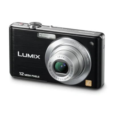 Image of Panasonic Lumix DMC FS15 Digital Camera 12 Megapixels 5x Optical Zoom 6.9 cm (2.7 Inch) Display Image Stabiliser Black (Renewed)