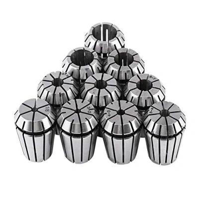 Image of ER20 collet 10 piece set (3mm, 1/8, 4mm, 5mm, 6mm, 1/4, 8mm, 10mm, 12mm, 1/2), Collets And Accessories
