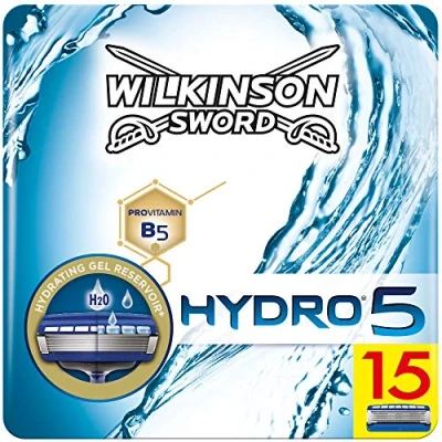 Image of Wilkinson Sword Hydro 5 Men&#039;s Razor Blades, 15 Pieces