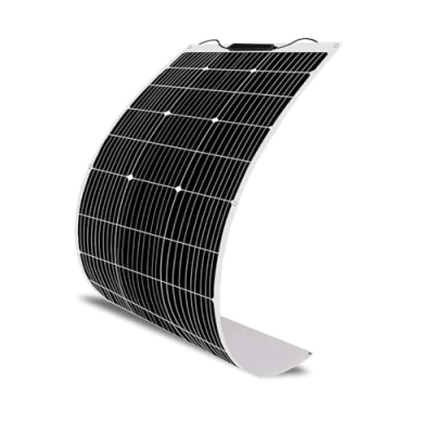 Image of 100W 12V Flexible Monocrystalline Solar Panel with High Efficiency Ultra Thin Light Weight Waterproof for Motorhome,Roofs,Caravan,Boats and Uneven Surfaces (100W)