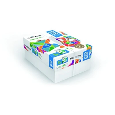 Image of Navigator 127416 A4 On The Go 80gsm 1500 Sheets Ref 127416, White