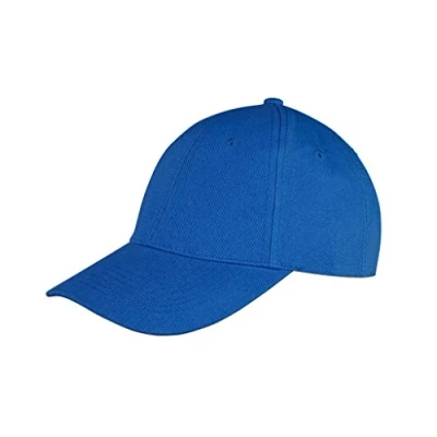 Image of Result Memphis 6 Panel Brushed Cotton Low Profile Cap One Size Azure Blue