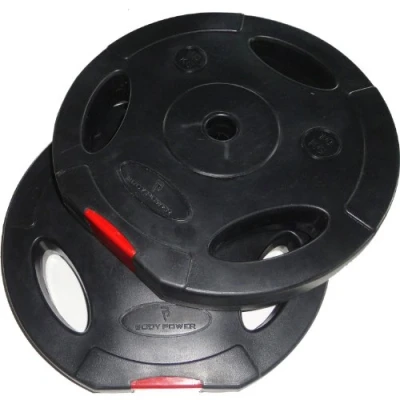 Image of BODYPOWER 10Kg Tri Grip Vinyl Standard Weight Plates (x2)