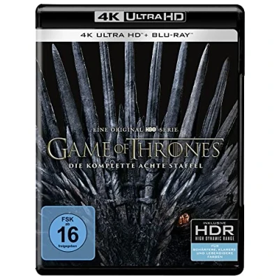 Image of Game of Thrones Staffel 8 4K Ultra HD + 3 Blu Ray 2D [Import]