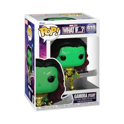 Image of Funko POP! Marvel the Mantle What If Gamora With Blade Of Thanos Collectable Vinyl Figure Gift Idea Official Merchandise Toys for Kids &amp; Adults TV Fans