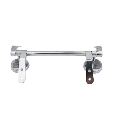 Image of Wooden Toilet Seat Bar Hinge Lid Stainless Steel