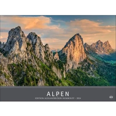 Image of Alpen Kalender 2024: Alexander von Humboldt Reihe. Hochwertiger Foto Wandkalender mit atemberaubenden Landschafts Fotos. XXL. Querformat. (Edition Kalender)