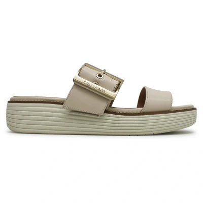 Image of OriginalGrand Platform Slides Leather Women&#039;s Sandals