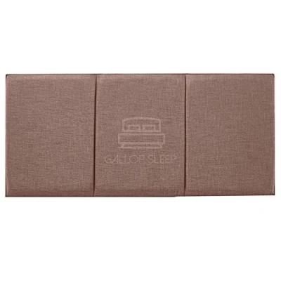 Image of Gallop Sleep Alton Linen Headboard for Divan Bed Bedroom furniture (Beige, Small Double 4 FEET, Height 20 INCHES)