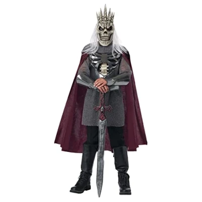 Image of California Costumes Unisex Kids&#039; Skeleton King Fantasy Halloween Fancy Dress Costume