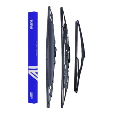 Image of Vipa Wiper Blade Set fits: RENAULT CLIO MK2 Hatchback May 1998 to Sep 2005