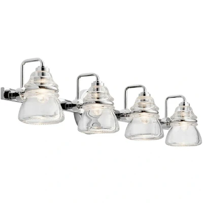 Image of Kichler Talland Bathroom Wall Lamp Polished Chrome, IP44