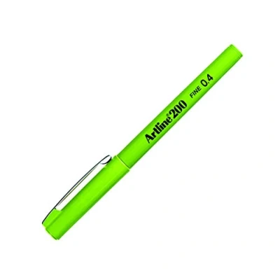 Image of Artline 200 Technical Drawing Fineliner Yellow Green