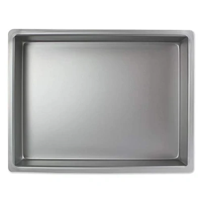 Image of PME OBL11153 Aluminium Oblong Cake Pan 11 x 15 3 Inch Deep , Silver