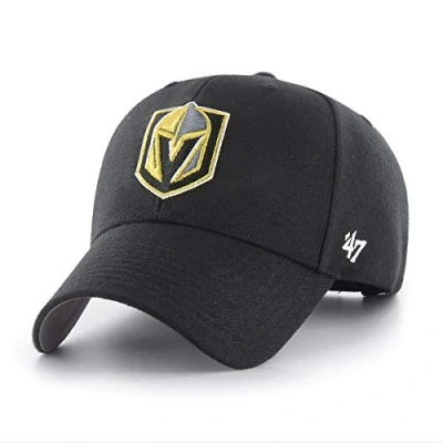 Image of &#039;47 Vegas Golden Knights Adjustable Cap MVP NHL Black One Size