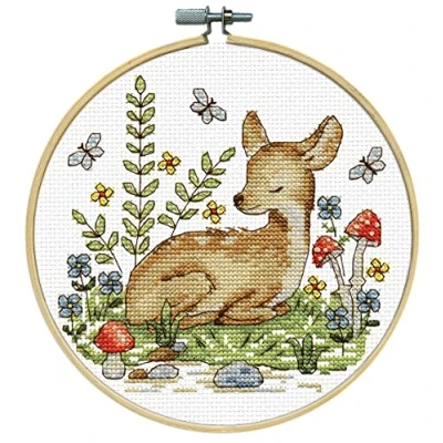 Image of Design Works Crafts Counted Cross Stitch Kit, Deer