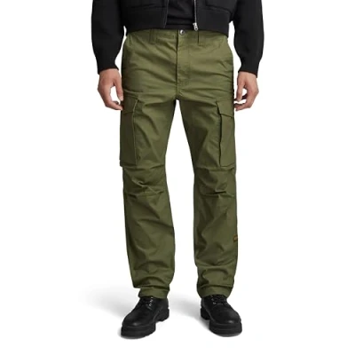 Image of G STAR RAW Men&#039;s Core Regular Cargo Pants, Green (shadow olive D24309 D387 B230), 34W / 32L