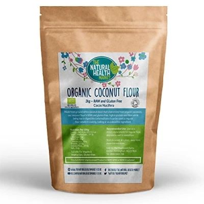 Image of Organic Coconut Flour Soil Association Certified By The Natural Health Market (2 Kg)