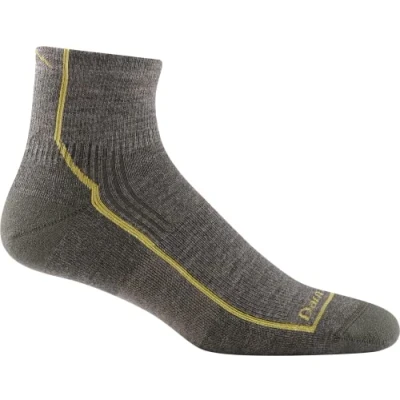 Image of Darn Tough Hiker 1/4 Midweight Sock with Cushion Men&#039;s Taupe Large