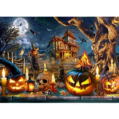 Image of Vermont Christmas Company Halloween Nightmare Jigsaw Puzzle 1000 Piece by