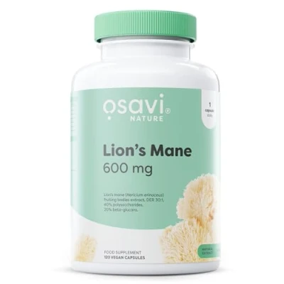 Image of Osavi Lion&#039;s Mane, 600mg 120 Vegan caps