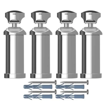 Image of MyHomeware Set of Universal Brackets for Heated Towel RAIL Radiator Flat Or Curved