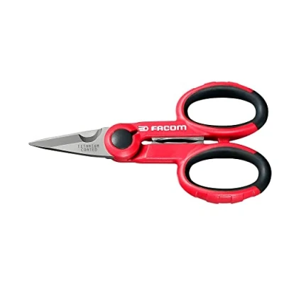 Image of FACOM 841A.4 Sheathed Electricians Scissor, 143 mm Length