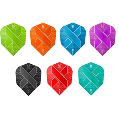 Image of Bullydarts Target Ten X Vision Ultra Mini Standard Shape Dart Flights (Lime Green, 1 Set (3 Flights))