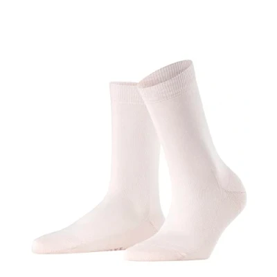 Image of FALKE Women&#039;s Family W SO Sustainable Cotton Plain 1 Pair Socks, Pink (Light 8458) new eco friendly, 2.5 5