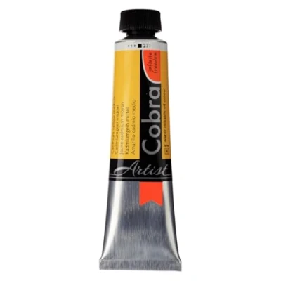 Image of Cobra Water Mixable Oil Paint 40ml Cadmium Yellow Medium Series 4