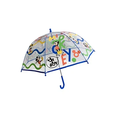 Image of Chanos Mickey Mouse Kids Umbrella Stick Umbrella, multicoloured