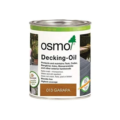 Image of Osmo Garapa Exterior Wood &amp; Decking Oil 013 750ml