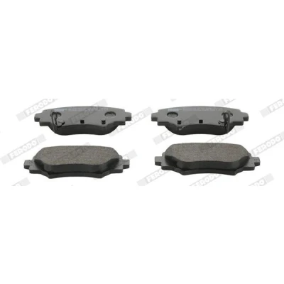Image of B4Y02648ZA, B4Y02648ZB Brake pad set FERODO FDB4700 TQ with acoustic wear warning without accessories MAZDA: 3 Hatchback, Saloon