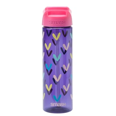 Image of Smash Hearts Water Bottle with Straw 700m