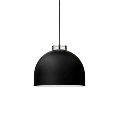 Image of AYTM Luceo pendant light, round, black, Ø 28 cm