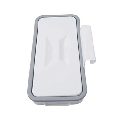 Image of Cupboard Bin Plastic Kitchen Garbage Bag Storage Hanging Bracket Door Trash Holder Closet